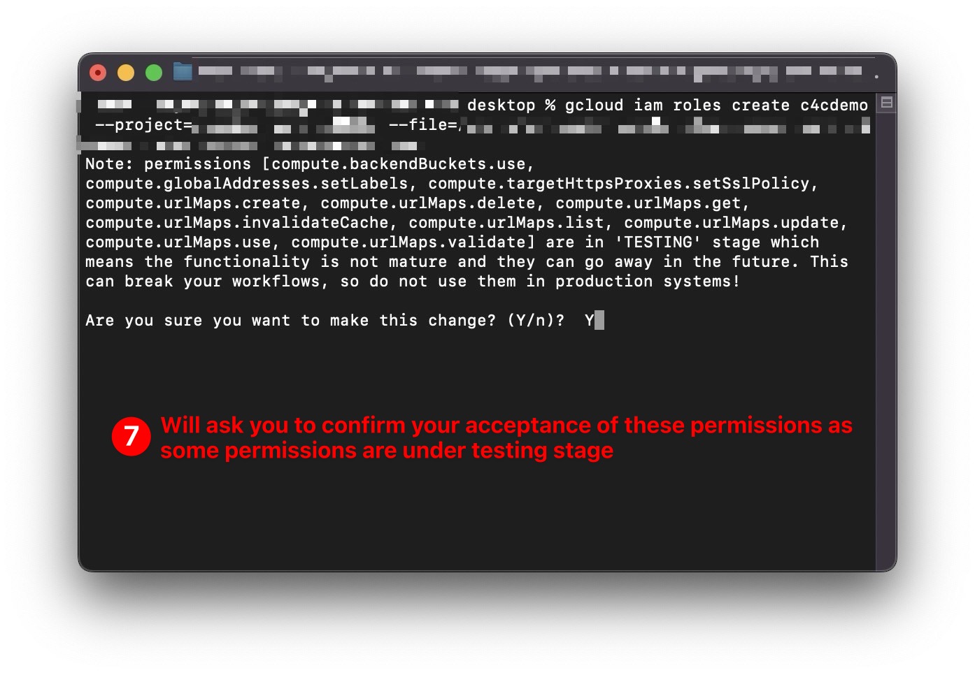 GCP Step 7