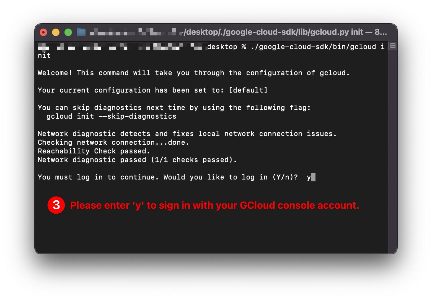 GCP Step 3