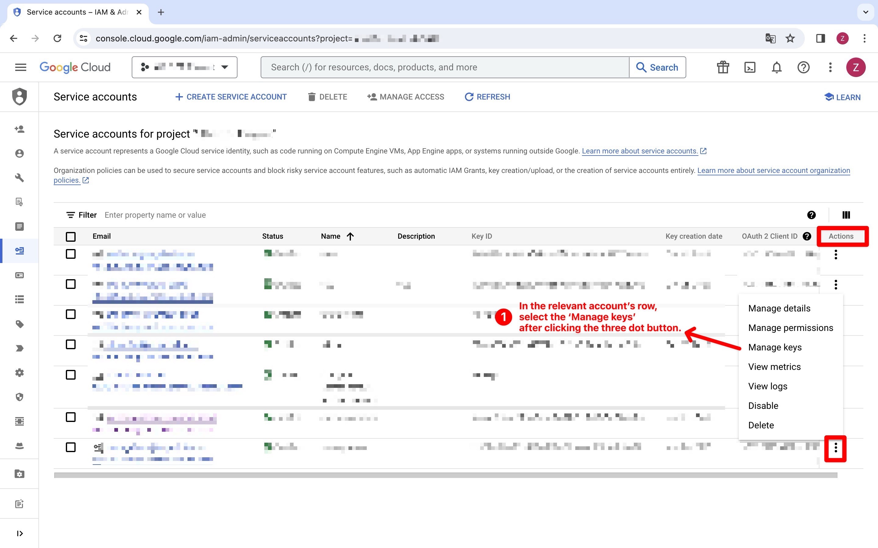 GCP Step 1