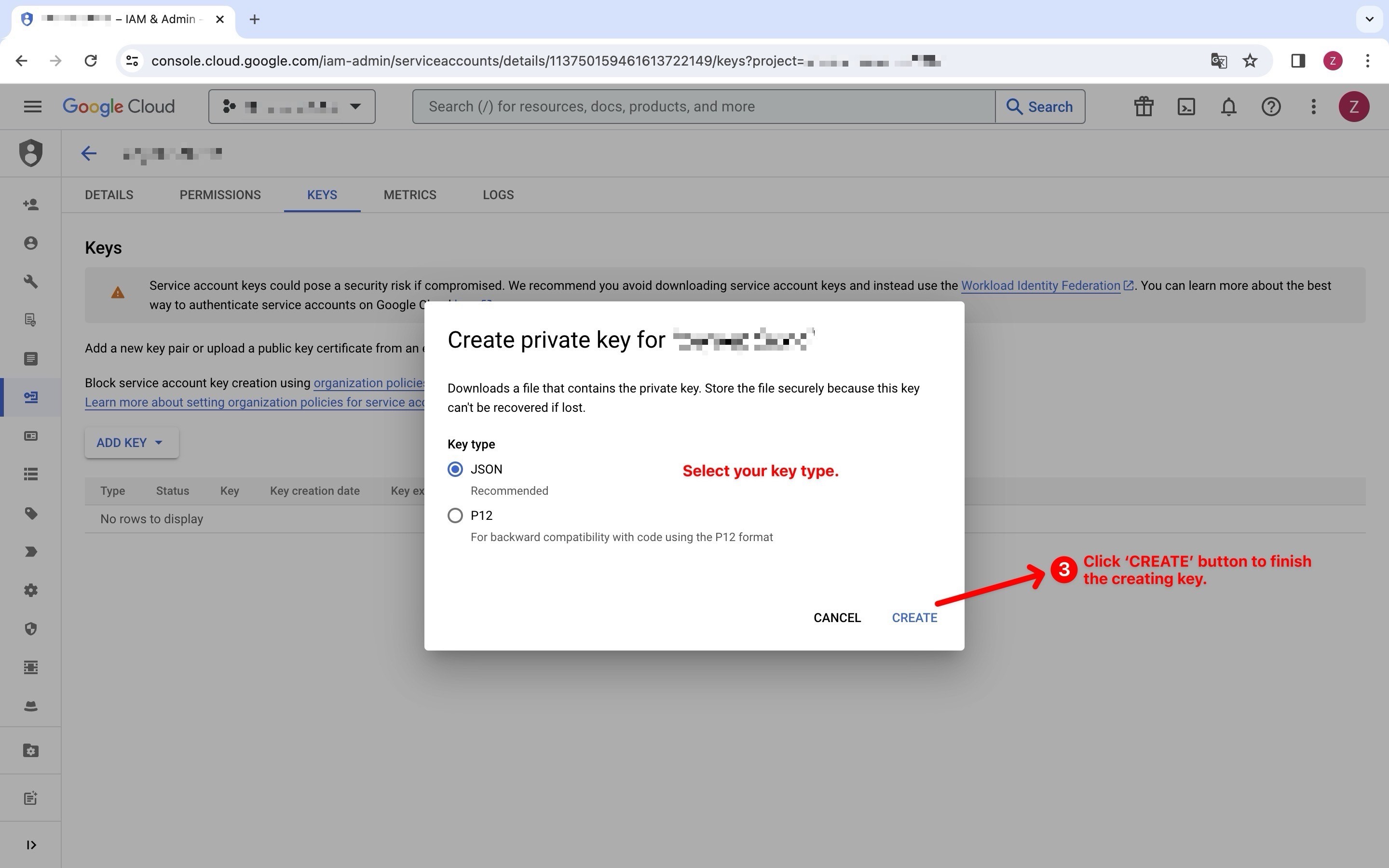 GCP Step 3