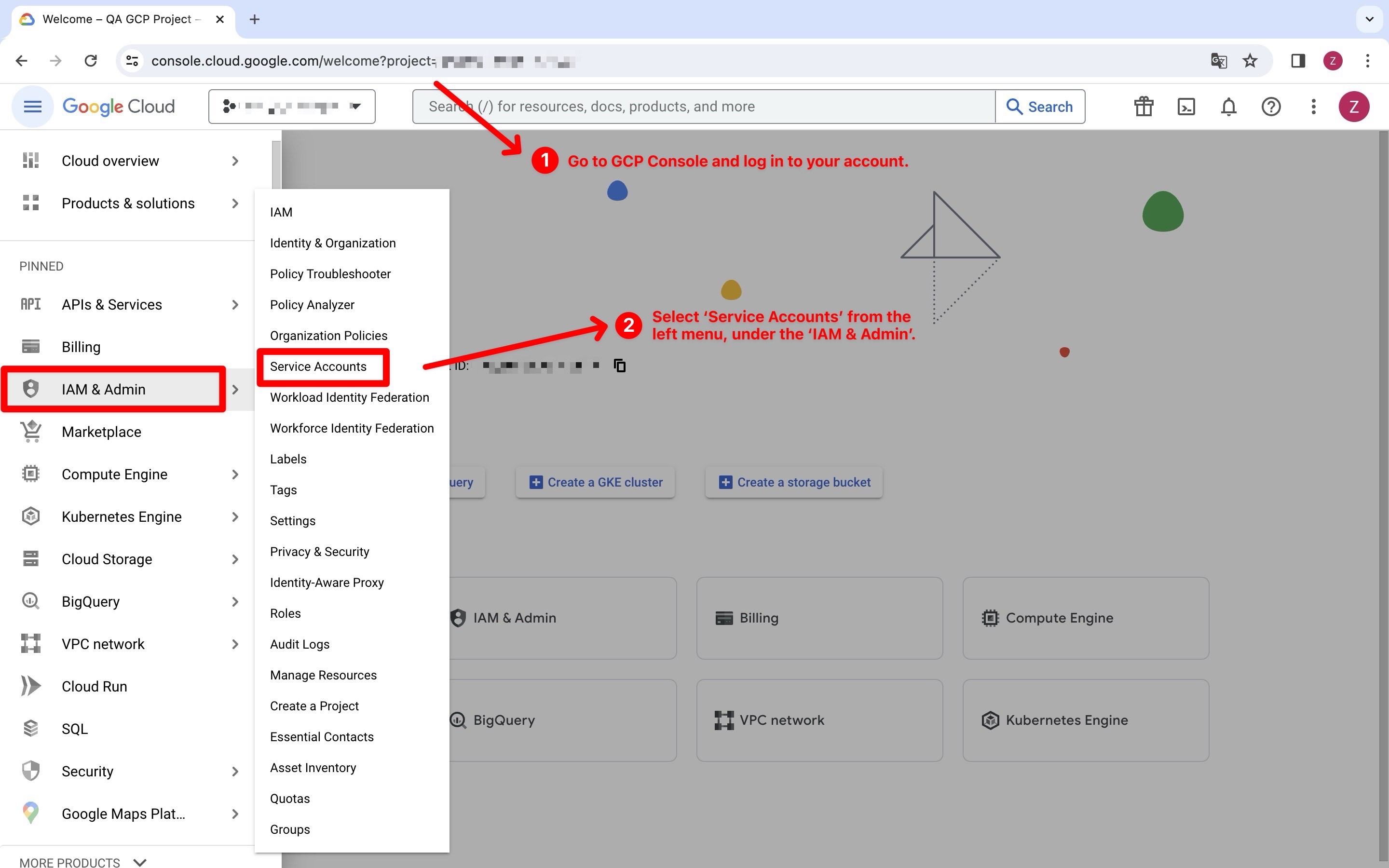 GCP Step 1