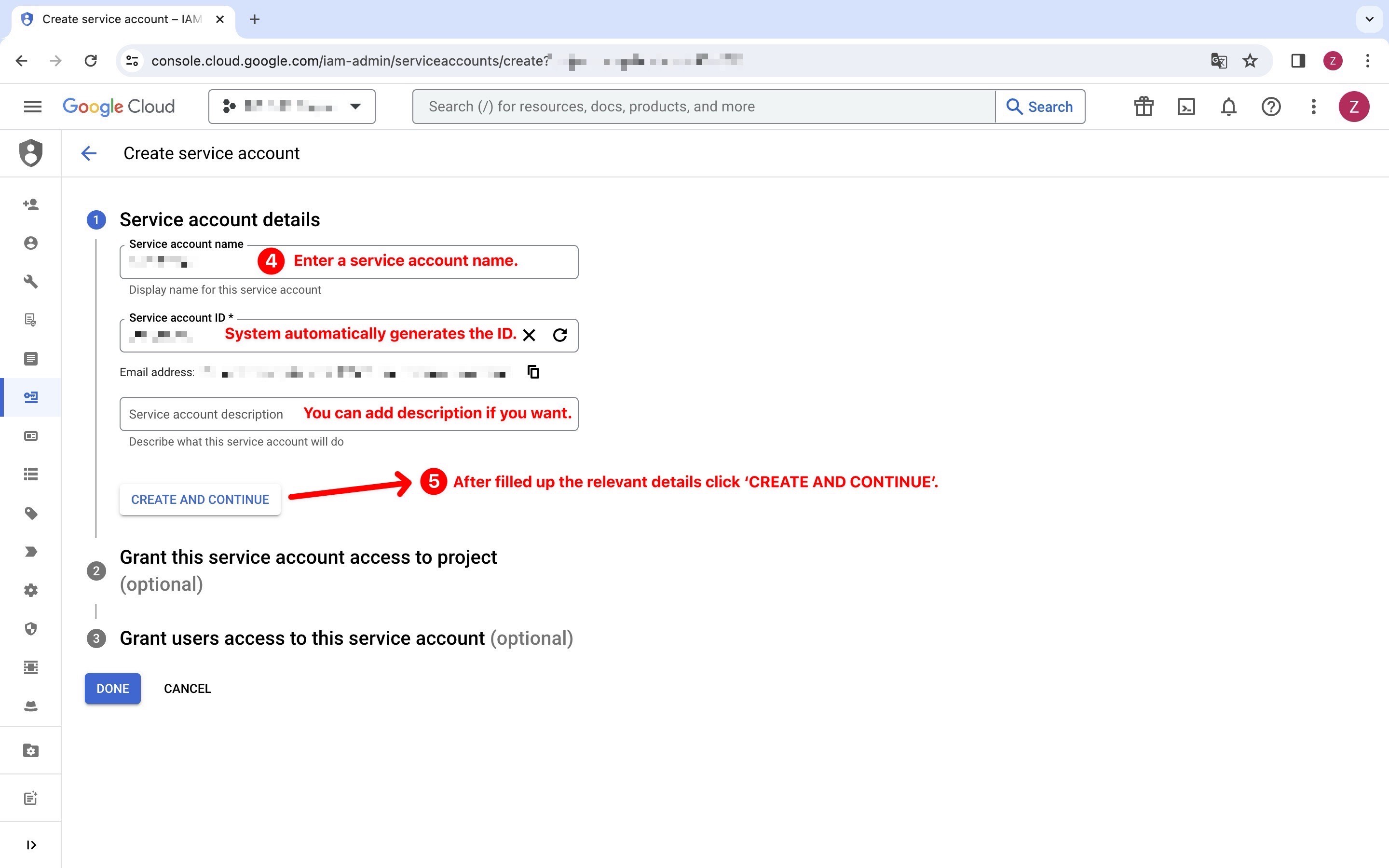 GCP Step 5