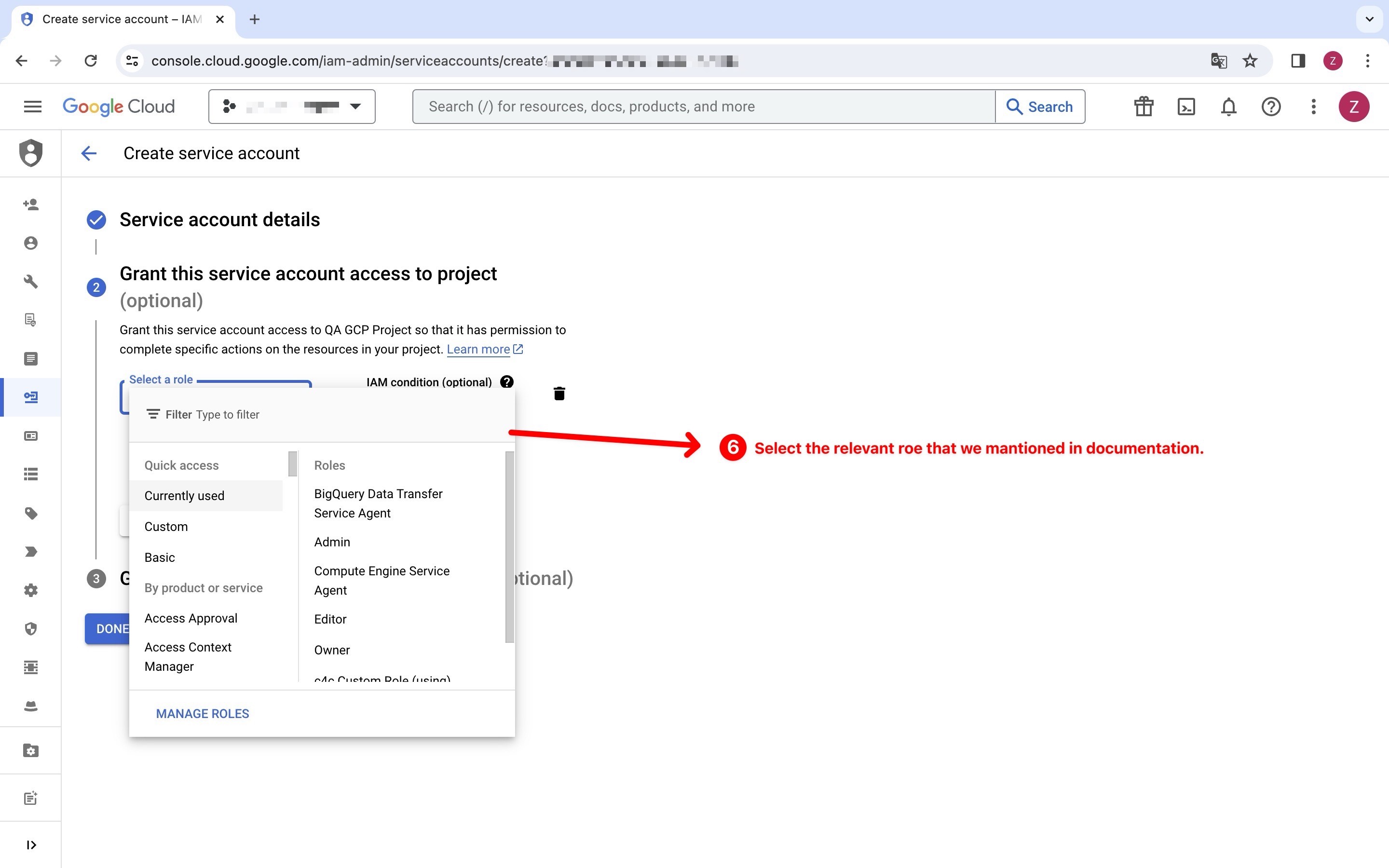 GCP Step 6